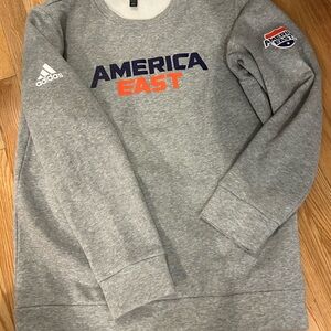 Adidas Gray Crewneck Sweater Classic Athletic Design